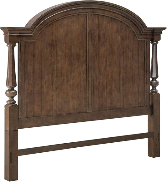 Liberty Furniture Arden Road King Arched Poster Bed Headboard - Satin Cherry