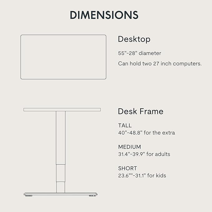 FLEXISPOT E6 MAX Dual Motor 55x28 Inch 3-Stage Heavy Duty Standing Desk, 330lbs Weight Capacity, Height Adjustable Desk w/Cable Management & Wheels (Seamless Mahogany Desktop + Black Frame)