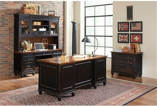 Martin Furniture Hartford Lateral File Cabinet, Brown - Fully Assembled