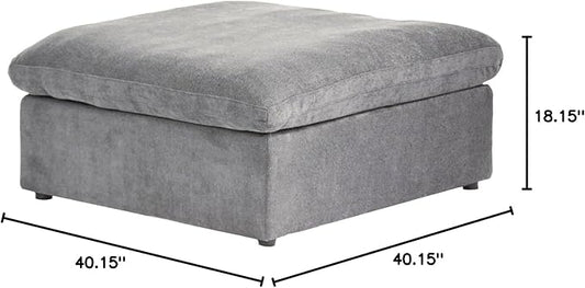WJShome Ottoman, Modular Sectional Sofa,Minimalist Sofa Couch for Modern Living Room Sofa Sets for Office House,Light Grey