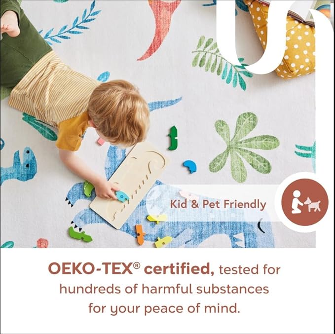 nuLOOM Akari Transitional Diamond Machine Washable Area Rug, 4x6, Blue