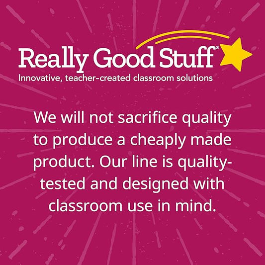 Really Good Stuff - 160074RE Stackable Plastic Book and Organizer Bins for Classroom or Home Use – Sturdy, Colored Plastic Baskets (Set of 12)