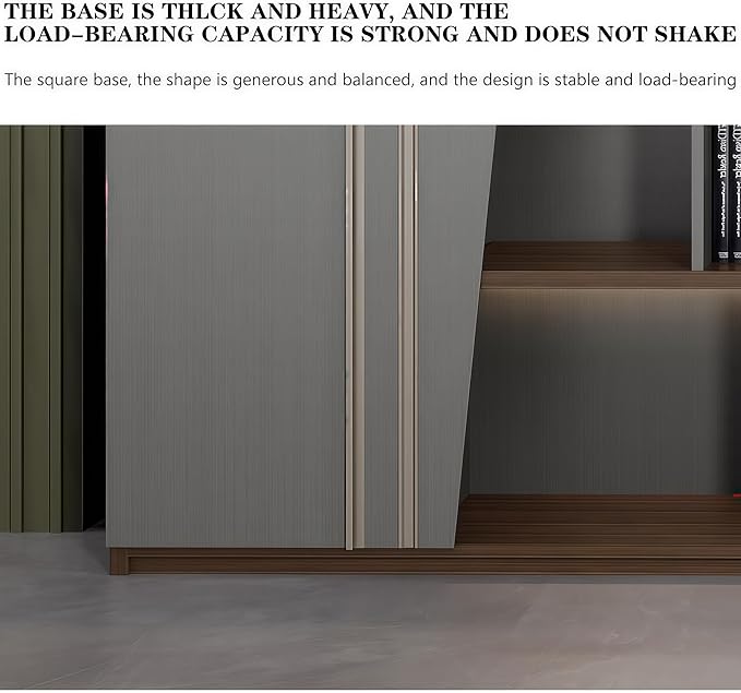 Modern Executive Desk, 94.5 inch L Shaped Desk with Storage, L Shape Corner Desk Drawers and Lockable Storage No Installation Required, Without Desk or Computer Chair (Filing Cabinet)