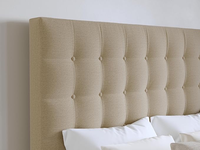 Beige Sutton Full Headboard