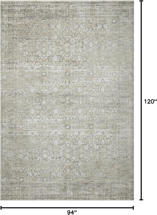 Loloi Amber Lewis Honora Collection HON-04 Grey/Beige 7'-10" x 10' Area Rug