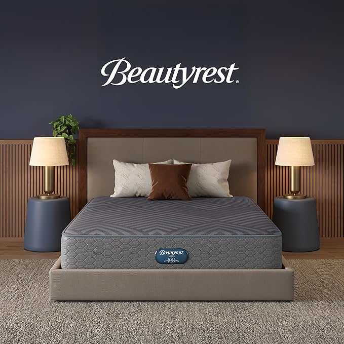 Beautyrest Days End Medium Firm 12" Hybrid Mattress - Queen - Cooling Tech, Supportive Durable Pocketed Coils, Pressure Relief, Motion Separation; 100 Night Sleep Trial and 10 Year Warranty