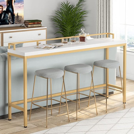 LITTLE TREE Console Table Behind Sofa Couch, 70.9 Inch Long and Narrow Entryway Table