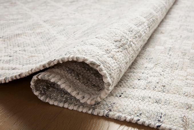 Loloi Angela Rose Rivers Collection RIV-02 Lagoon/Ivory 8'-6" x 11'-6" Reversible Area Rug