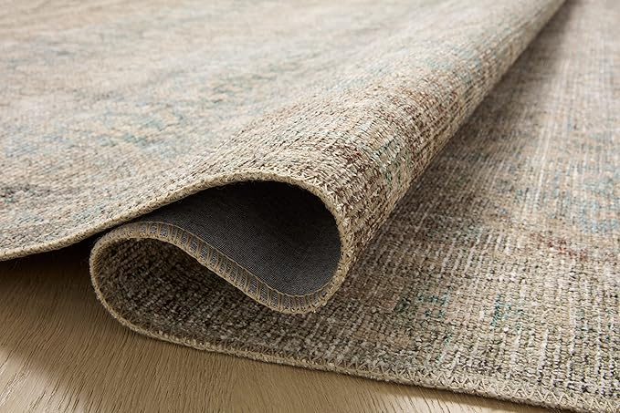 Loloi Angela Rose Aubrey Collection AUB-03 Jade/Natural 2'-6" x 7'-6", .19" Pile Height, Runner Rug