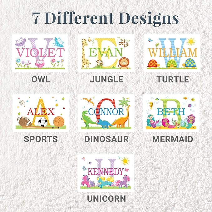 Let’s Make Memories Personalized My Own Name Step Stool - Children’s Step Stool - Sturdy Wood – Non-Toxic Paint, Sealer - Sports Design - Gray - 14’Wx9.25”Lx8.75”H - Ages 3+