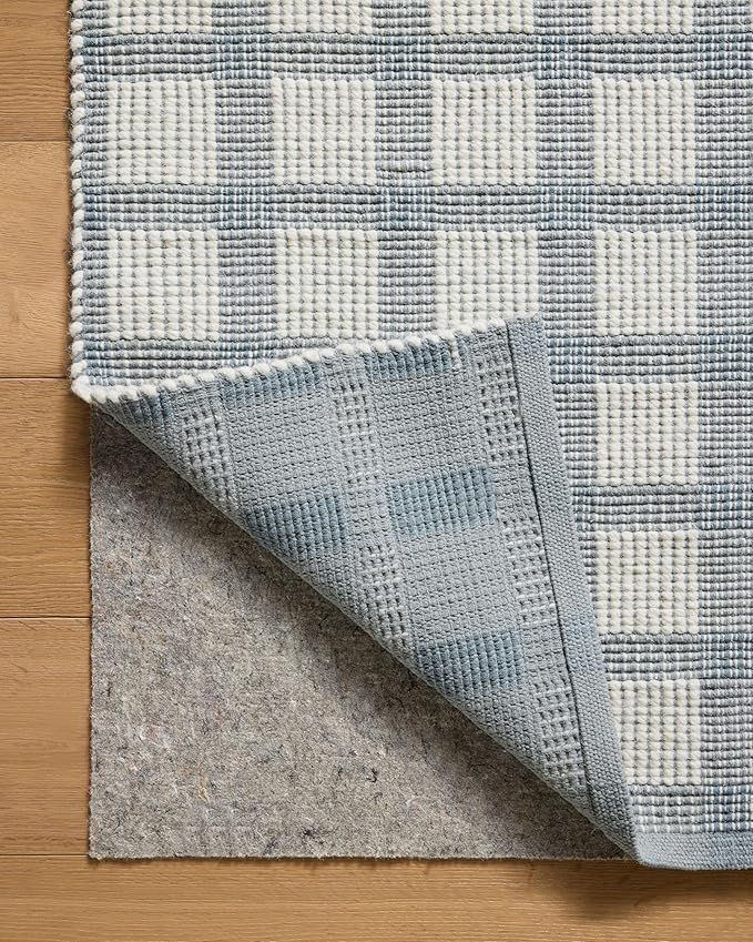 Loloi Magnolia Home by Joanna Gaines Ryder Collection RYD-02 Blue/Ivory 3'-6" x 5'-6" Accent Rug