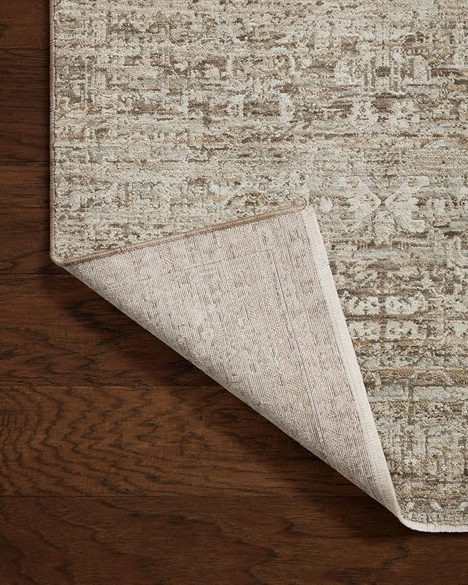 Loloi Amber Lewis Honora Collection HON-04 Bark/Dove 2'-0" x 3'-4" Accent Rug