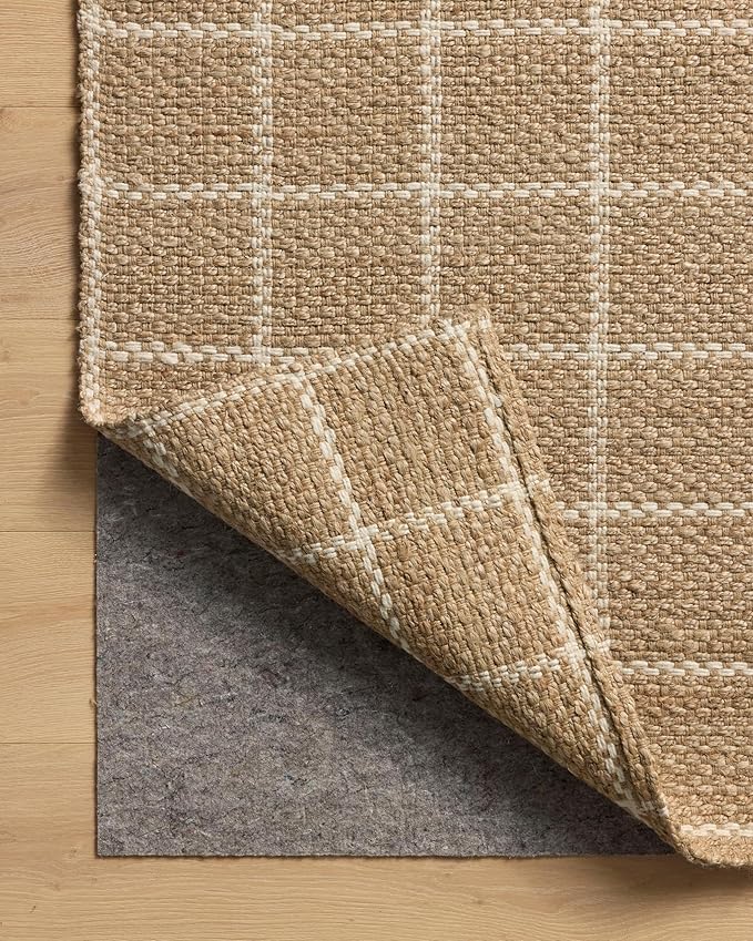 Loloi Chris Loves Julia Fletcher Collection FLE-01 Natural/Ivory 2'-3" x 3'-9", .37" Pile Height, Runner Rug