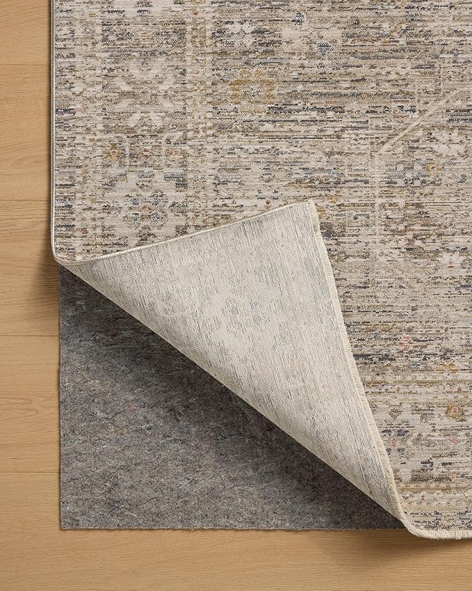Loloi Chris Loves Julia Ida Collection IDA-01 Taupe/Multi 5'-3" x 7'-6", .19" Pile Height, Area Rug