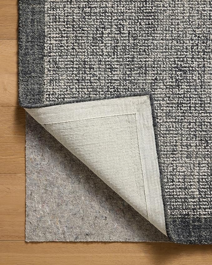 Loloi Magnolia Home by Joanna Gaines Henley Collection HNY-01 Ivory/Charcoal 5'-0" x 7'-6" Area Rug