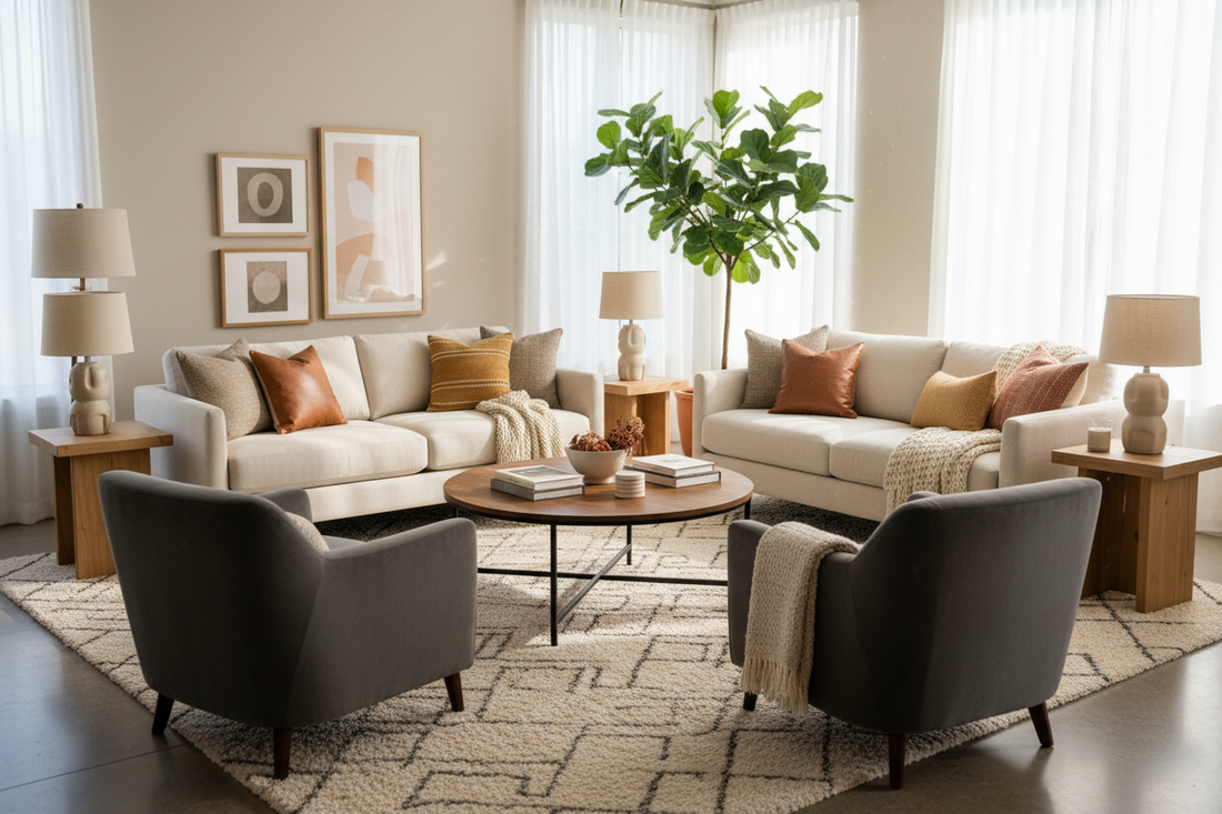 How to Arrange Living Room Furniture for Better Comfort and Conversation