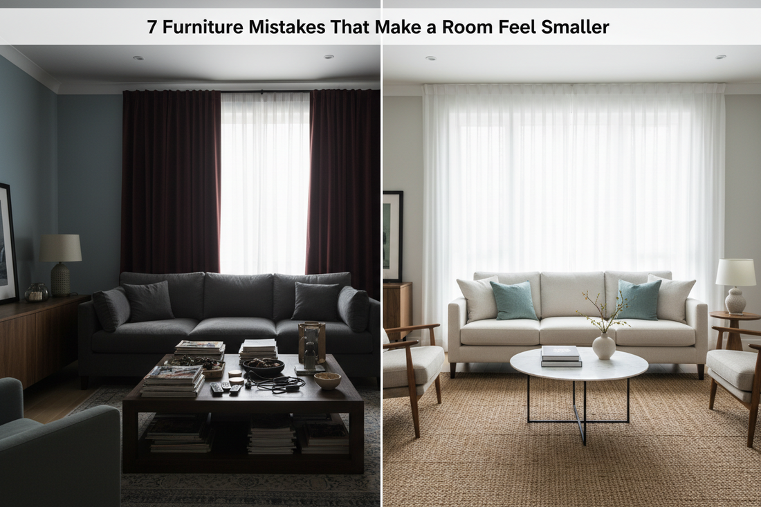 Seven Furniture Mistakes That Can Make a Room Feel Smaller