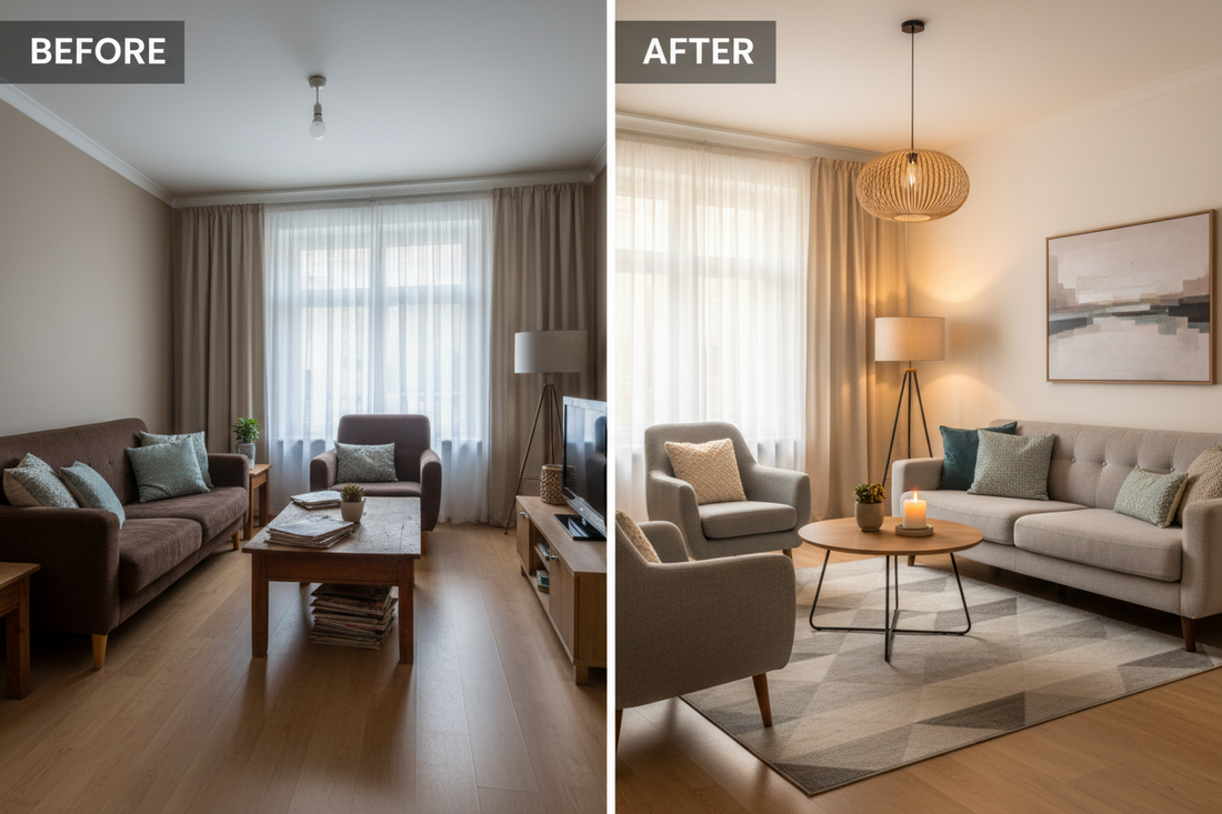The 15-Minute Living Room Makeover That Costs Less Than You Think