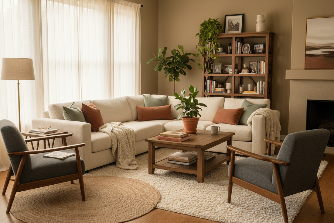 The 3 Secrets to a Living Room You Can Actually "Live" In
