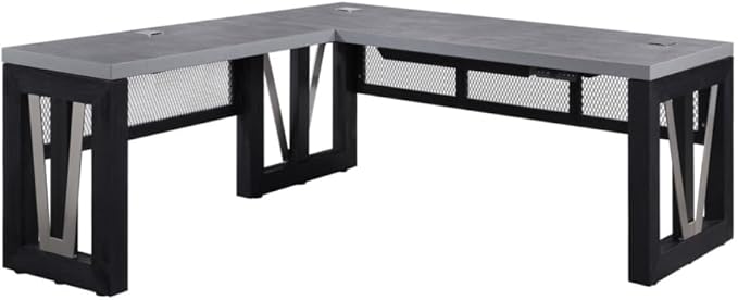 nbf signature series District Reversible L Shaped Desk with Height Adjustable Electric Standing Desk Ergonomic Office Desk Corner Desk Perfect for PC Setup