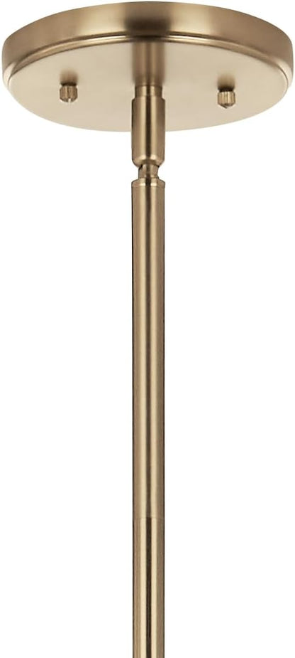 KICHLER Velestino 40.25" 8 Light Chandelier in Champagne Bronze, for Foyer, Dining Room, Living Room, Bedroom, (23.25" x 40.25") 52680CPZ
