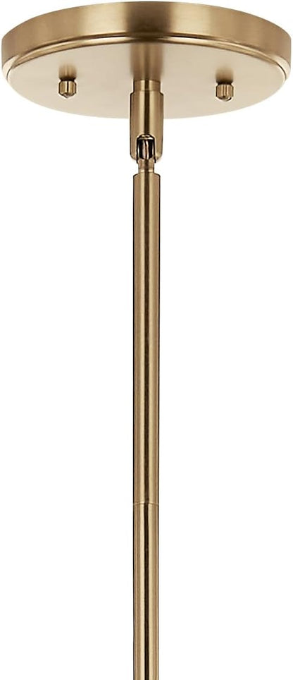 KICHLER Velestino 47.50" 4 Light Linear Chandelier in Champagne Bronze, for Dining Room, Living Room, (7" x 47.50") 5268CPZ