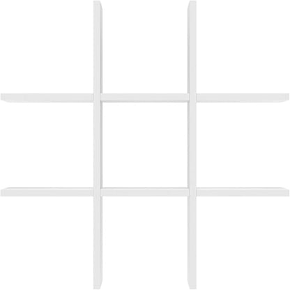 Furinno Cubicle Cube Insert, 9-Compartment Cube Organizer, Fits into Extra Thick Cubes, for Organizers and Storage, White (Does not fit IKEA Kallax Shelving)