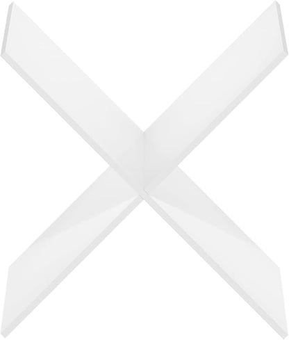 Furinno Cubicle Cube Insert, X-Shelf Cube Organizer, Fits into Extra Thick Cubes, for Organizers and Storage, White (Does not fit IKEA Kallax Shelving)