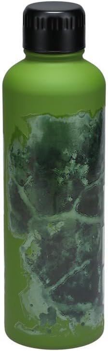 Paladone The Last of Us Official Licensed Movie Icon Glow in the Dark Water Bottle, Gamer Decor and Gift, Neon Green Desk Accessory for All Ages, Drinkware for Gaming Fans