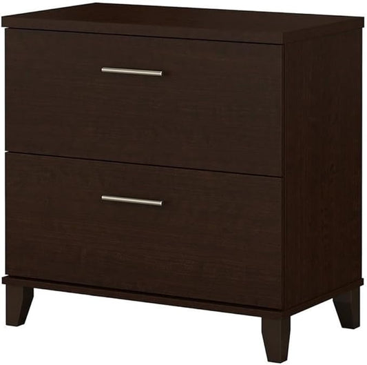 Pemberly Row Lateral File Cabinet in Mocha Cherry - Engineered Wood