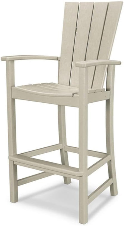 POLYWOOD® Quattro Adirondack Bar Chair in Sand