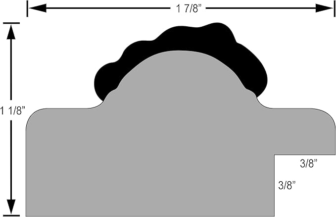 OVALCREST Oval Beveled Wall Mirror for Home Decor - Florence Style - Holiday Red - 34" x 24"