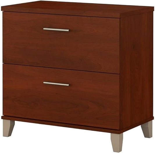 Pemberly Row Lateral File Cabinet in Hansen Cherry - Eng Wood