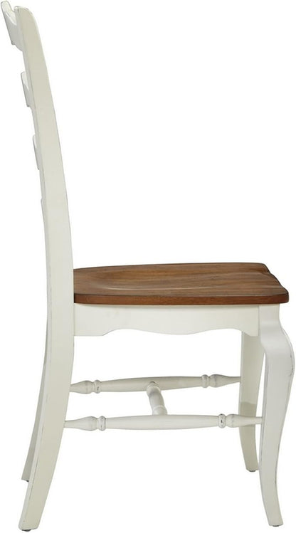 Homestyles French Countryside Off-White Dining Chairs, Set of 2