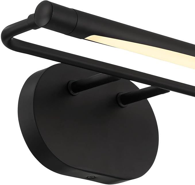 Possini Euro Design Possini Euro Samuel 17" Wide Black LED Picture Light