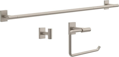 FRANKLIN BRASS Hartwell (1-Pack) Towel Hooks Satin Gold Single Bathroom Hooks Wall Mounted for Robes & Towels Hand Towel Hook Holder Kitchen, Bathroom Accessories HRT35-SG