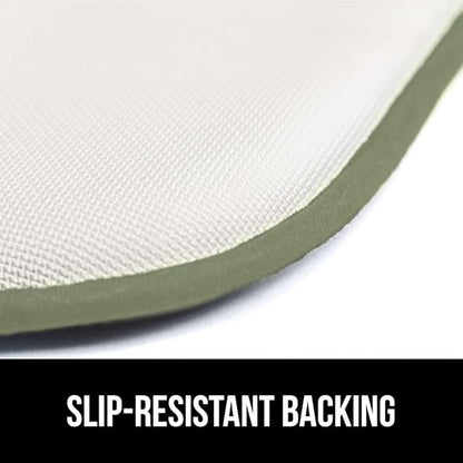 GORILLA GRIP Slip Resistant Chair Cushions, No Ties Required, Memory Foam Pads for Dining Room, Kitchen Table, Office, Rocking Chairs, Plush Seat Cover Cushion Pad, Home Decor, Set of 4, 16x16, Sage