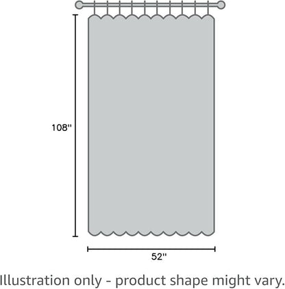H.VERSAILTEX Linen Blackout Curtains 108 Inches Long 100% Blackout Thermal Insulated Textured Linen Look Curtain Draperies Anti-Rust Grommet, Energy Saving with White Liner, 2 Panels, Dove Gray