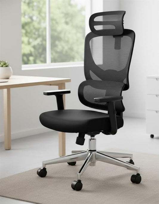 Marsail Ergonomic Office Chair Desk Chair,Gaming Chair with Height Adjustable Lumbar Support, Adjustable Armrest& 2D Headrest