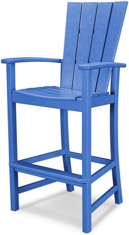 POLYWOOD® Quattro Bar Chair, Pacific Blue