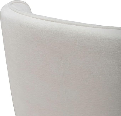 Liberty Furniture Accent Dining Chairs with Castors - Rounded Arm - Ivory Upholstry - Set of Four