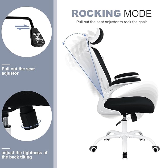 4 Pack Office Chair Ergonomic Desk Chair Comfort Adjustable Height with Wheels，Lumbar Support Mesh Swivel Computer Home Office Chair,Conference Room Chairs