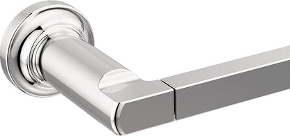 Delta Tetra (1-Pack) Toilet Paper Holder Polished Chrome Tissue Roll Holder for Bathroom Organization and Storage Pivoting Toilet Tissue Holder Wall Bathroom Accessories 78955