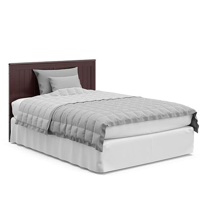 Graco Hadley 5-in-1 Convertible Crib & Changer (Espresso) – GREENGUARD Gold Certified, Fits Standard Crib Mattress, Converts to Toddler Bed and Full Bed, 4 Adjustable Mattress Heights