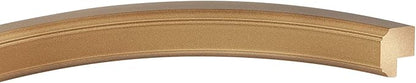 OVALCREST Oval Beveled Wall Mirror for Home Decor - Toronto Style - Desert Gold - 26" x 22"