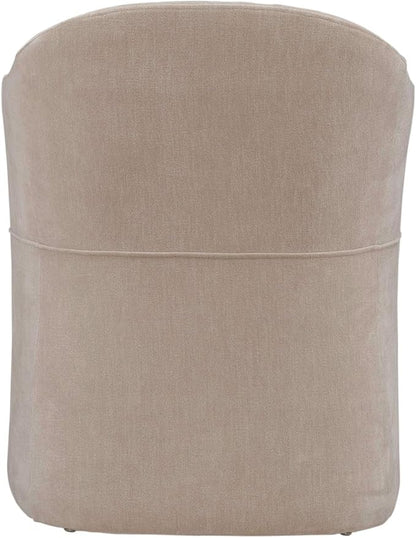 Liberty Furniture Accent Dining Chairs with Castors - Squared Arm - Wicker Upholstry - Set of Four
