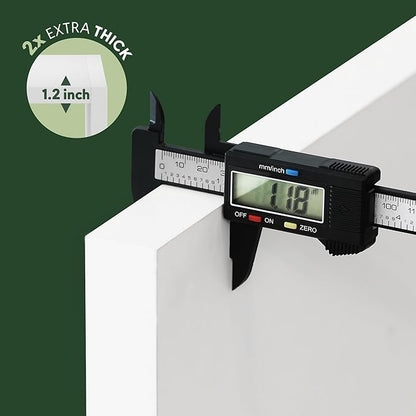 Furinno Cubicle Book Shelf, 5-Cube Thick Frame Bookshelf, Reversible Bookcase with Closed Back, 14.6" x 57.8" x 58", for Living Room, Bedroom, Home Office, Sage Green