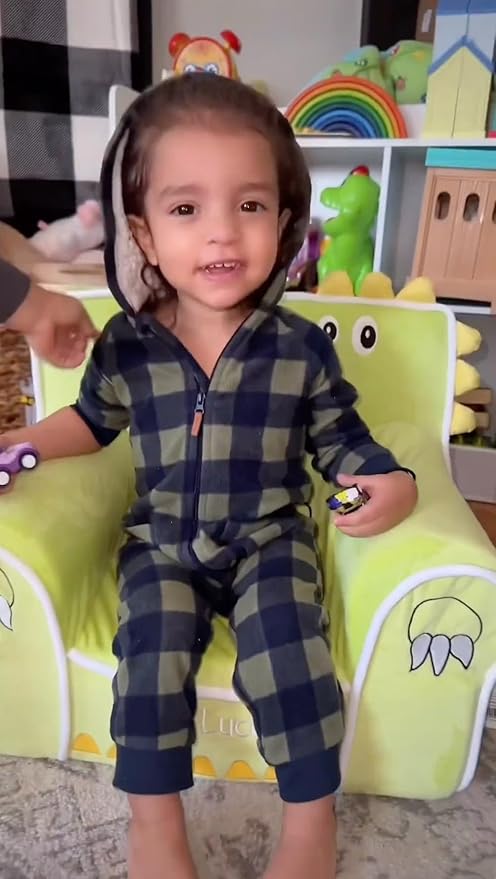 DIBSIES Personalized Creative Wonders Toddler Chair - Ages 1.5 to 4 Years Old (Dinosaur)