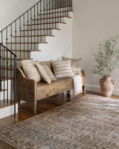 Loloi Amber Lewis Georgie Collection GER-09 Multi/Spice 2'-6" x 12'-0", .19" Pile Height, Runner Rug
