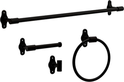 FRANKLIN BRASS Calloway (1-Pack) Towel Hooks Matte Black Single Bathroom Hooks Wall Mounted for Robes & Towels Hand Towel Hook Holder Kitchen, Bathroom Accessories CLWY35-MB